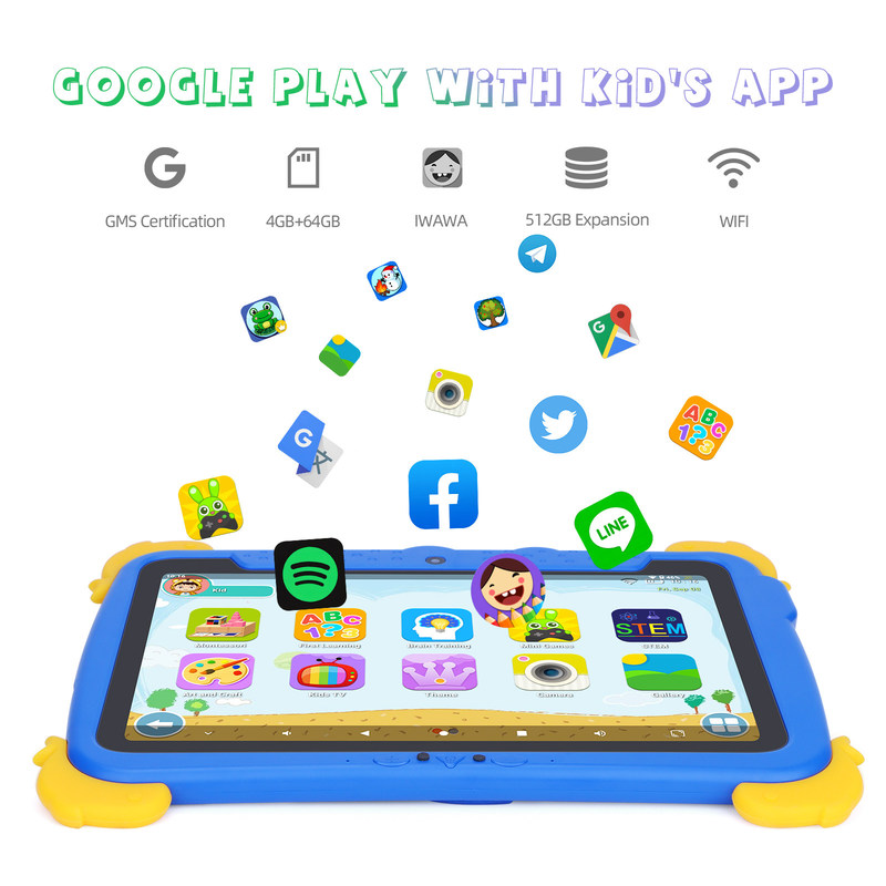 সি আইডিয়া কিডস ট্যাব 10.1 ইঞ্চি অ্যান্ড্রয়েড 12 ট্যাবলেট শিশুদের জন্য 4 গিগাবাইট র্যাম 64 গিগাবাইট রম চোখ সুরক্ষা টাচস্ক্রিন P1150