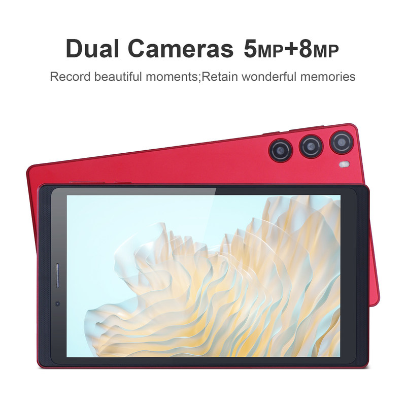 সি আইডিয়া ৭ ইঞ্চি ট্যাবলেট ৫১২ জিবি সিম সহ অ্যান্ড্রয়েড ট্যাবলেট পিসি শিক্ষার্থীদের জন্য শেখার জন্য সিএম ৫২৫ লাল