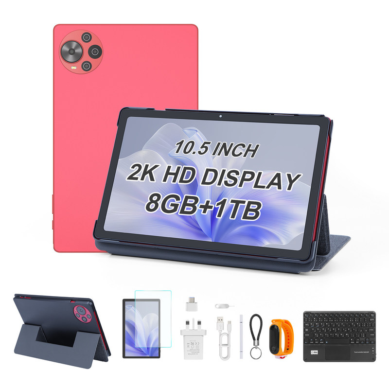 সি আইডিয়া অ্যান্ড্রয়েড 14 ট্যাবলেট 2 কে স্ক্রিন টিপস এবং মাউস সহ শিক্ষার্থীদের জন্য শিক্ষামূলক ট্যাবলেট সিএম 10500 প্লাস লাল