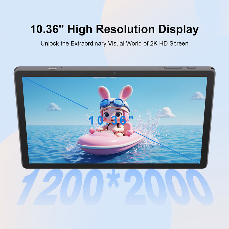 সি আইডিয়া ১০.৩৬ ইঞ্চি অ্যান্ড্রয়েড ১৪ ট্যাবলেট পিসি ২ কে স্ক্রিন শিক্ষামূলক ট্যাবলেট শিক্ষার্থীদের জন্য আর১০৩৬