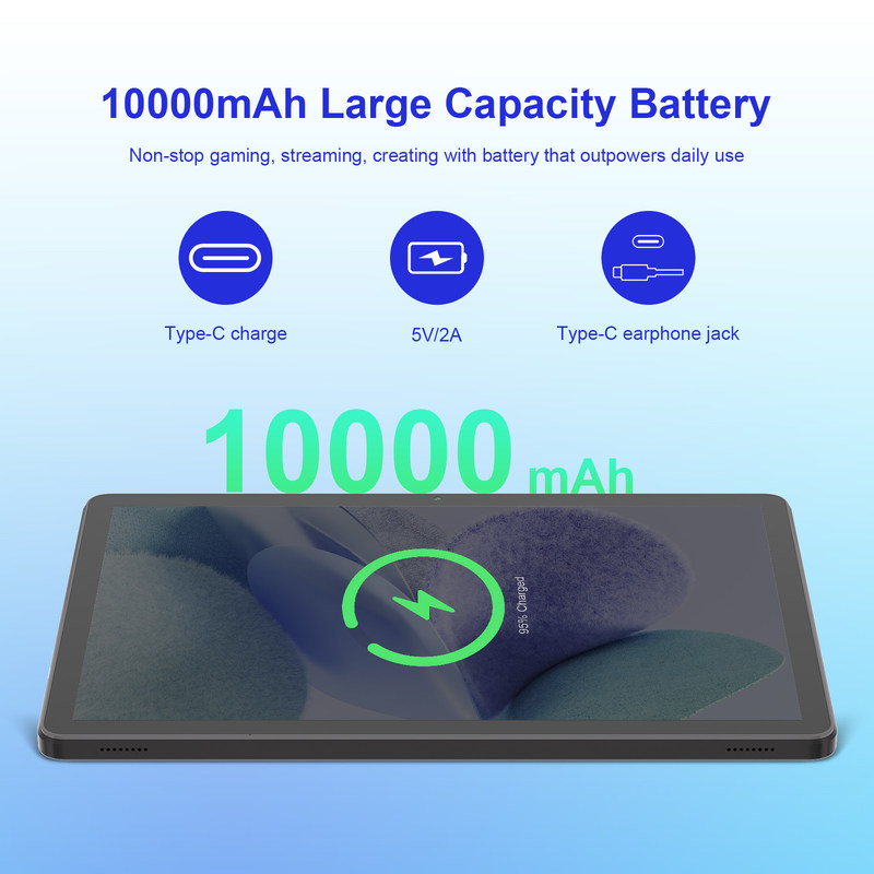 সি আইডিয়া 10.95 ইঞ্চি এইচডি স্ক্রিন শিক্ষামূলক ট্যাবলেট শক্তিশালী পারফরম্যান্স এবং দীর্ঘ ব্যাটারি জীবন সহ শিক্ষার্থীদের জন্য