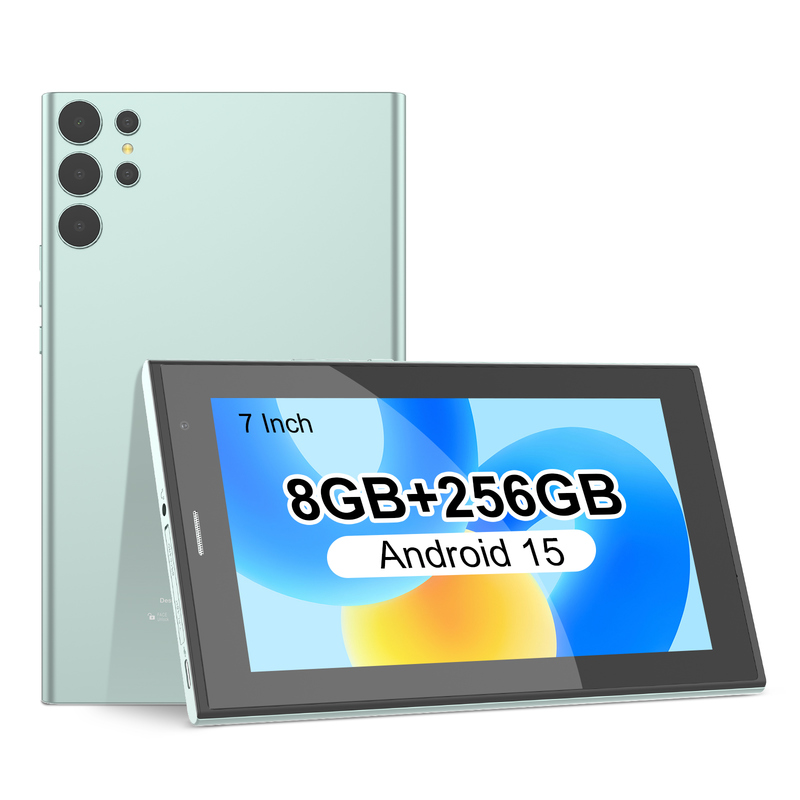 C idea ৭ ইঞ্চি ওয়াইফাই ট্যাবলেট, কেস সহ, 8+256GB স্টোরেজ, কোয়াড কোর প্রসেসর, 600x1024 IPS টাচস্ক্রিন, CM524 সবুজ