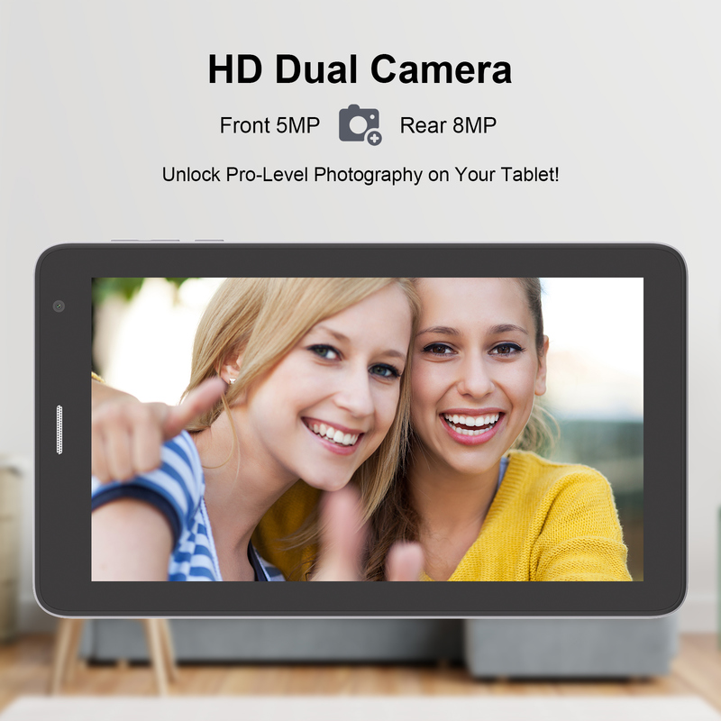 সি আইডিয়া ৭ ইঞ্চি ওয়াইফাই ট্যাবলেট কেস সহ ৮+২৫৬ জিবি স্টোরেজ কোয়াড কোর প্রসেসর ৬০০x১০২৪ আইপিএস টাচস্ক্রিন সিএম৫২৮ গ্রে