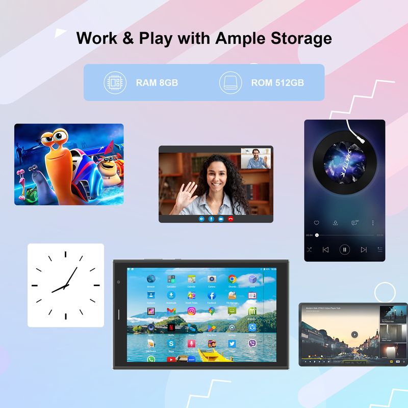 সি আইডিয়া ৮ ইঞ্চি ওয়াইফাই ট্যাবলেট ৮+৫১২ জিবি স্টোরেজ কোয়াড কোর প্রসেসর ৮০০x১২৮০ আইপিএস টাচস্ক্রিন সবুজ সিএম৮২৪