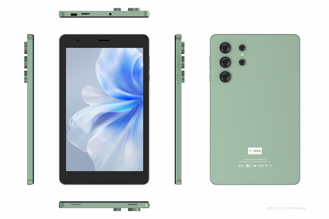 C আইডিয়া ৮ ইঞ্চি ওয়াইফাই ট্যাবলেট, ৮+৫১২জিবি স্টোরেজ, MTK6737 কোয়াড কোর প্রসেসর, ৮০০x১২৮০ IPS টাচস্ক্রিন, CM826