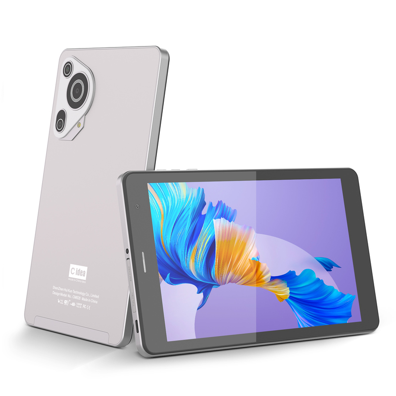 সি আইডিয়া যুব রৌপ্য 8 ইঞ্চি ট্যাবলেট অ্যান্ড্রয়েড 15 টিফ কার্ড স্লট সহ, ওয়াইফাই, 8 জিবি + 512 জিবি, 800 * 1280 আইপিএস ইনসেল সিএম 828