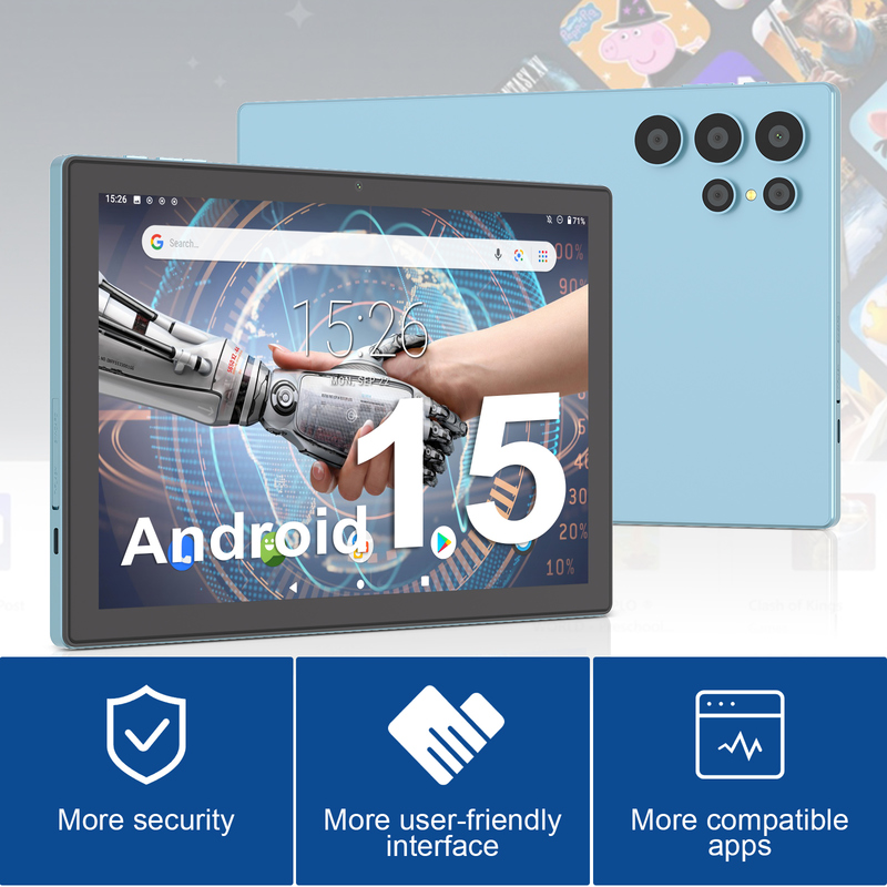 সি আইডিয়া ১০.১ ইঞ্চি অ্যান্ড্রয়েড ওয়াইফাই টাচ স্ক্রিন ট্যাবলেট পিসি ৫জি লেট কীবোর্ড সিএম৮৯০০প্লাস সহ