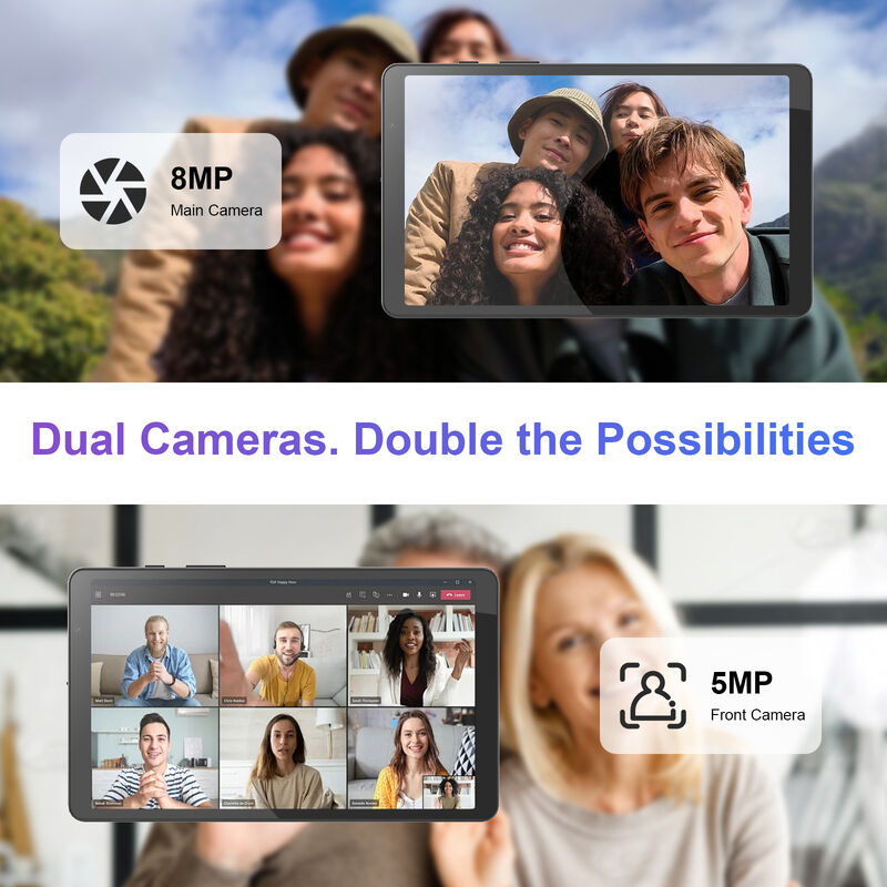 সি আইডিয়া 8 ইঞ্চি স্মার্ট ট্যাবলেট পিসি কীবোর্ড সহ 8 জিবি র্যাম + 512 রম 800 * 1340 আইপিএস ইনসেল টাচস্ক্রিন ডিসপ্লে ধূসর সিএম 866