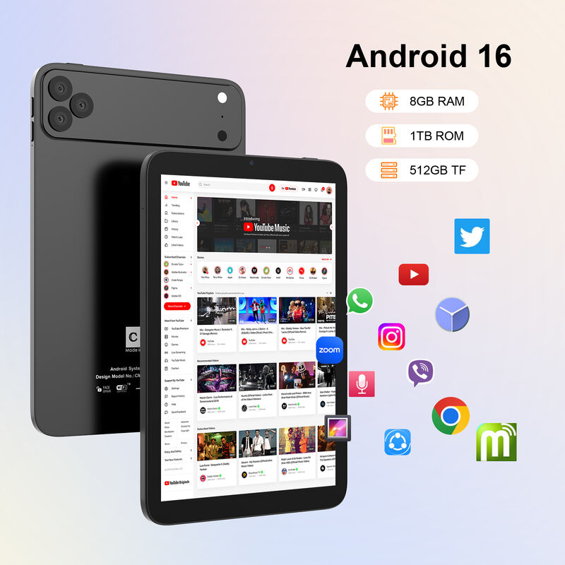 সি আইডিয়া 10.1 ইঞ্চি অ্যান্ড্রয়েড ওয়াইফাই টাচ স্ক্রিন কালো ট্যাবলেট পিসি 5 জি কীবোর্ড কোয়াড-কোর সিএম 10017 এয়ার সহ