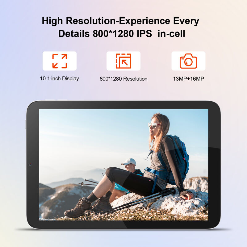 সি ধারণা ১০.১ ইঞ্চি অ্যান্ড্রয়েড ওয়াইফাই টাচ স্ক্রিন নীল ট্যাবলেট পিসি ৫জি কীবোর্ড কোয়াড-কোর সিএম১০০১৭এয়ার সহ