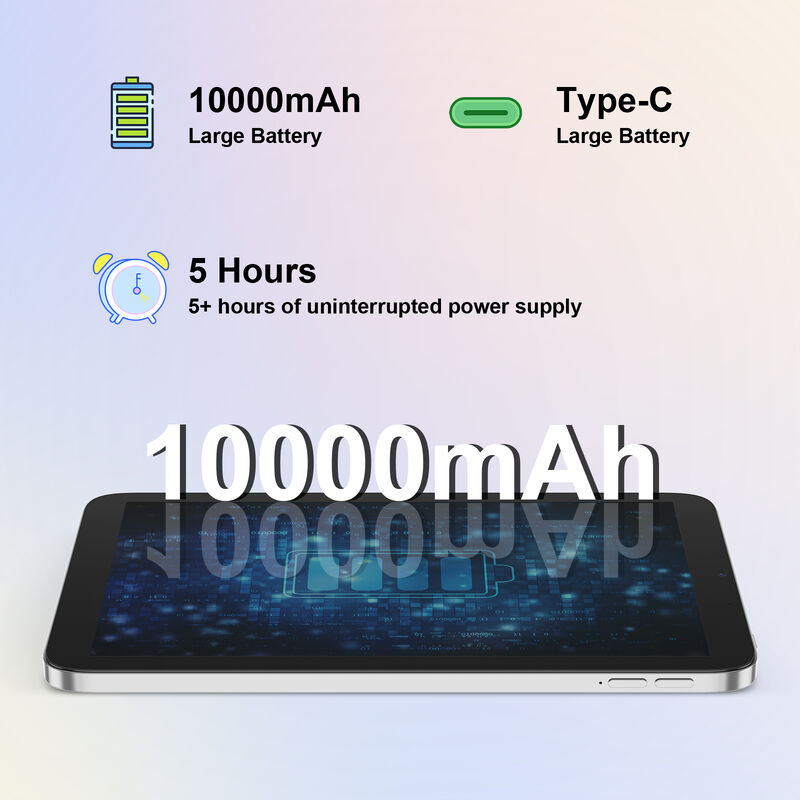 সি ধারণা ১০.১ ইঞ্চি অ্যান্ড্রয়েড ওয়াইফাই টাচ স্ক্রিন নীল ট্যাবলেট পিসি ৫জি কীবোর্ড কোয়াড-কোর সিএম১০০১৭এয়ার সহ